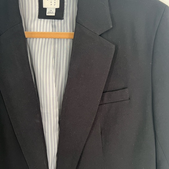 Black Blazer - A NEW DAY - Size 14 - Picture 3 of 4